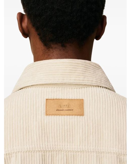 AMI Natural Hemdjacke Aus Cord