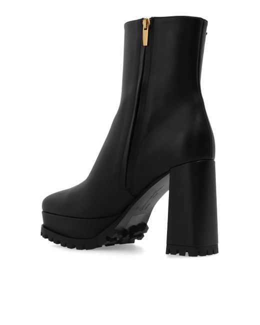 Gianvito Rossi Black 70Mm Harlem Boots