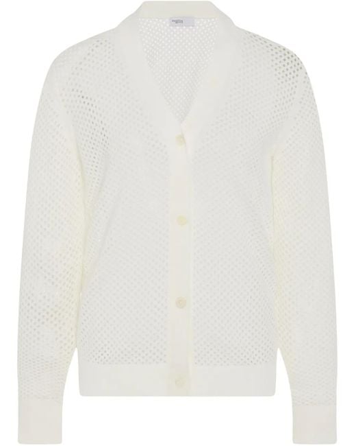 Rosetta Getty メッシュ ポインテール カーディガン White