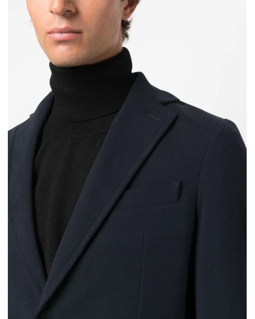 Circolo 1901 Blue Notched-Lapel Single-Breasted Blazer for men