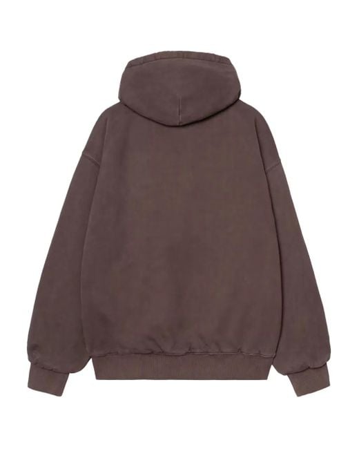 Carhartt Brown Vista Zipped Hoodie