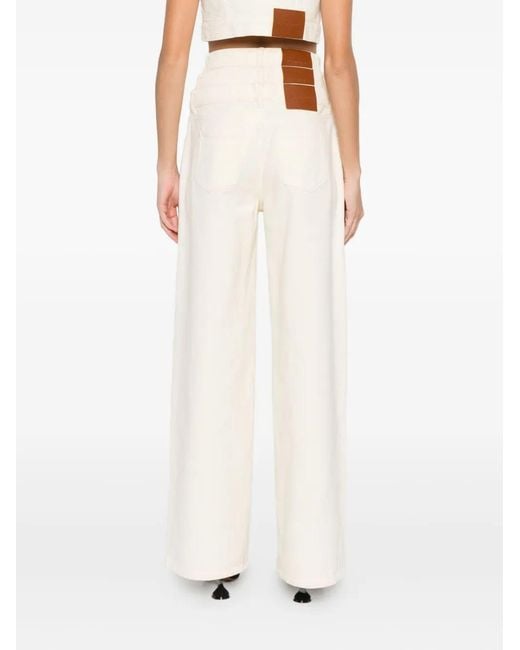 Viktor & Rolf White Jean À Poches Multiples