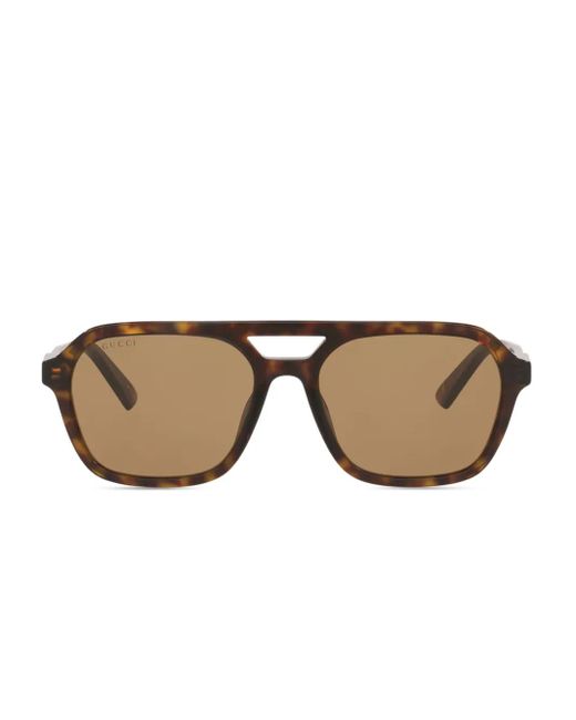 Gucci Natural Geometric Sunglasses for men