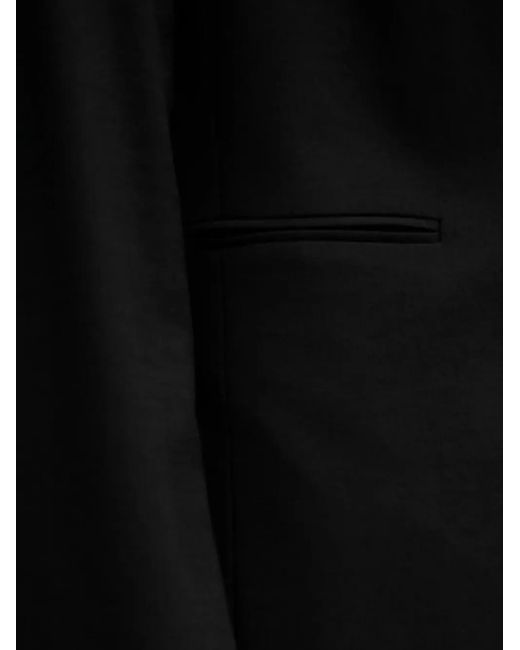 Benetton Black Buttoned Pocket Blazer