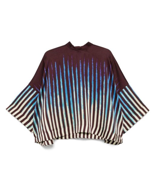 Essentiel Antwerp ボウタイ ブラウス Blue