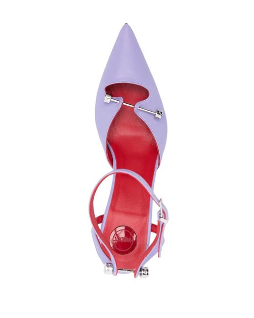 HARDOT Pink 80Mm Leather Pumps