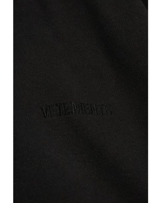 Vetements Black Logo Sweatshirt