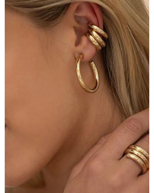 Aros huggie Lilly pequeños Jennifer Fisher de color Natural