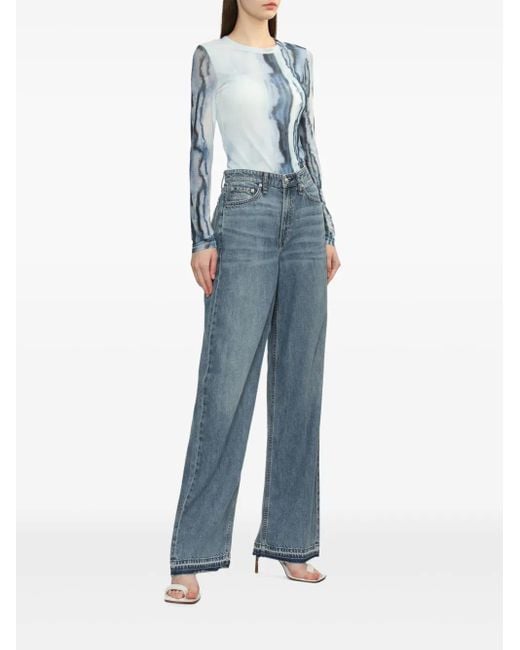 Rag & Bone Blue Logan Jeans