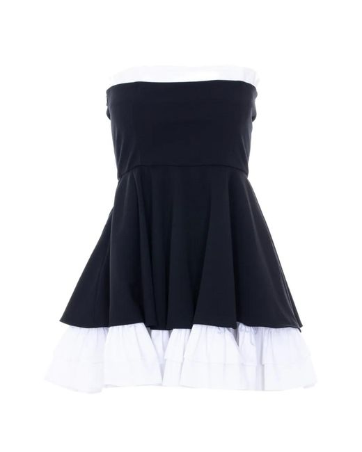 Aniye By Blue Sandy Colour-Block Flared Mini Dress