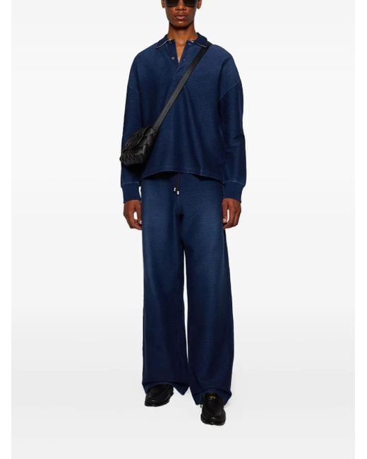 Loewe Blue Drawstring Trousers for men