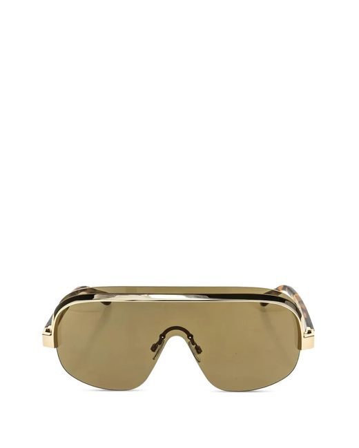 Palm Angels Green King Rimless Sunglasses
