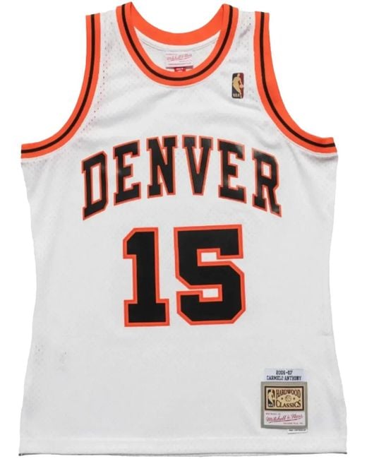 Mitchell & Ness 2006/07 Carmelo Anthony Denver Nuggets Swingman Trikot in Red für Herren