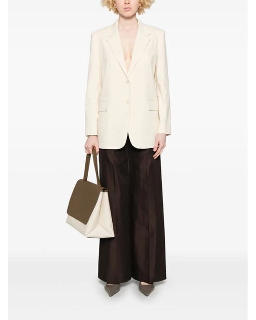 Theory Natural Notched-Collar Blazer