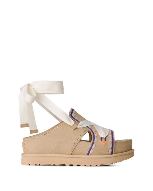 Ugg Natural Sandales Goldenstar Hi Artistitch