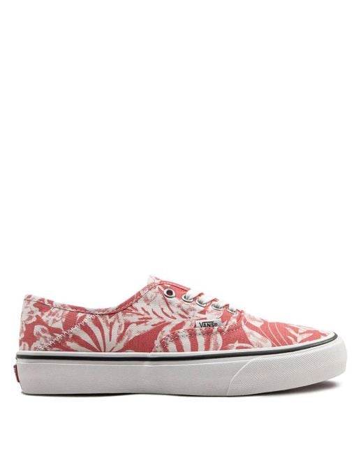 Vans Red Authentic Sf Sneakers