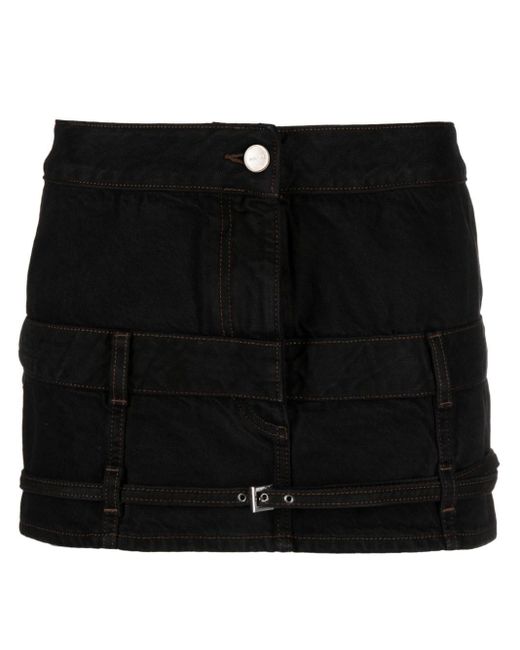 Jacquemus La Mini De Nîmes Criollo Skirt in Black | Lyst