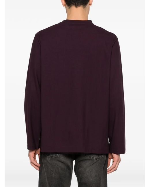 Our Legacy Purple Long-Sleeve T-Shirt for men