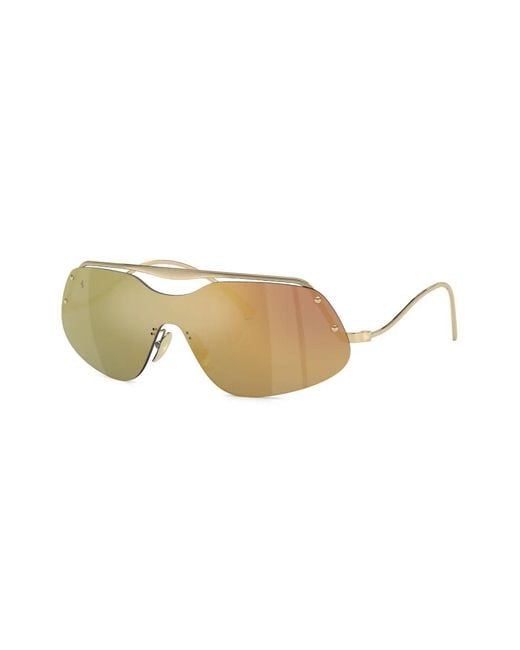 Ferrari Natural Oversized Frame Sunglasses