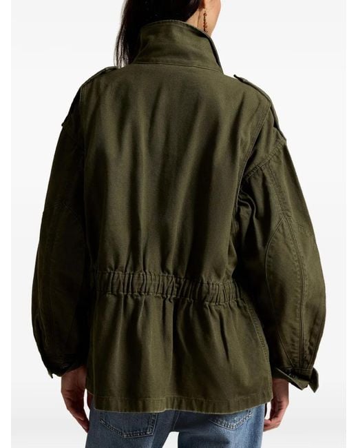 Polo Ralph Lauren Green Cropped Field Jacket