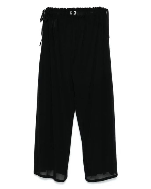 Philosophy Di Lorenzo Serafini シアー ワイドパンツ Black