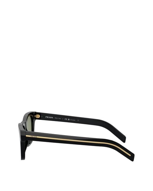 Prada Gray Square-Frame Sunglasses for men