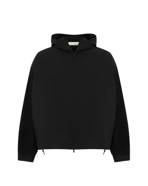 Fear Of God Black Full-Zip Hooded Jacket for men
