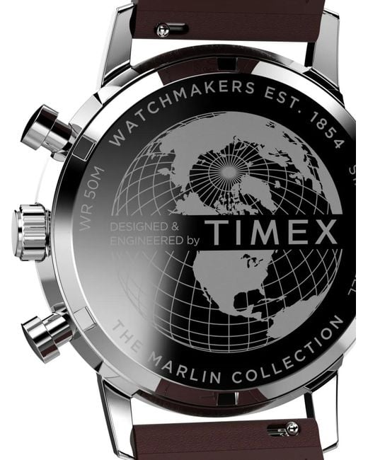 Timex Marlin Chronograph Tachymeter 40Mm in Blue für Herren