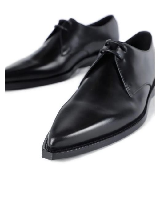 Ann Demeulemeester Black Falko Pointy Derby Shoes