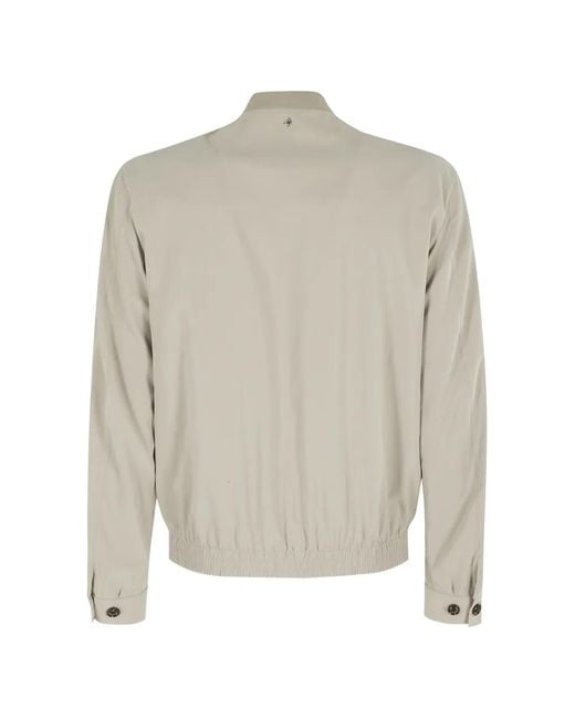 Montecore White Zip-Fastening Jacket for men