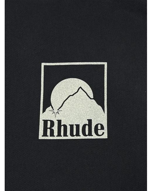 Felpa Moonlight Con Cappuccio di Rhude in Blue da Uomo