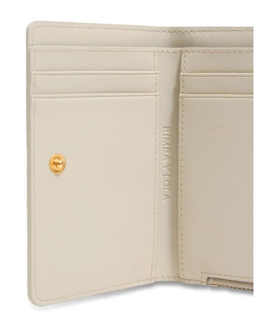 Bimba Y Lola Natural Logo-Stamp Wallet