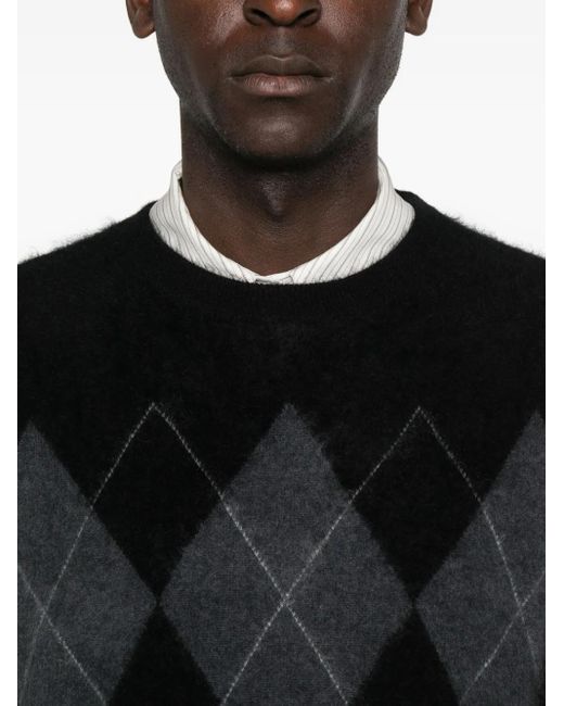 Pull En Cachemire À Losanges arch4 pour homme en coloris Black