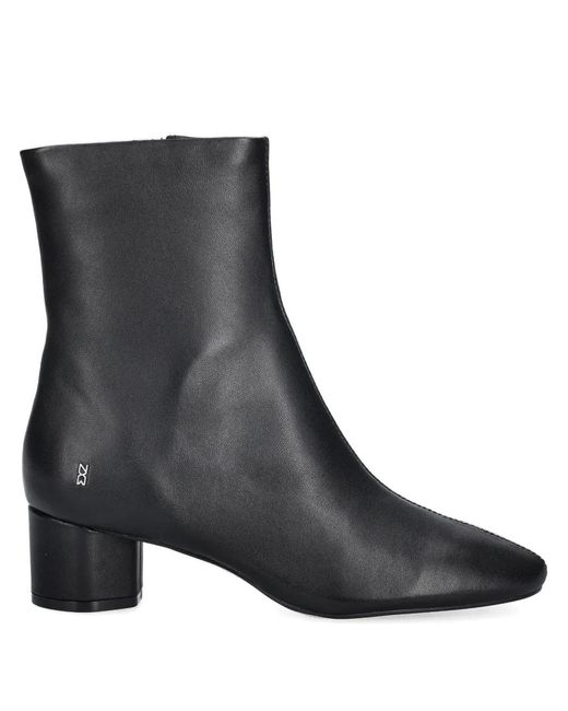 Nokwol Black Alyssa Leather Boots