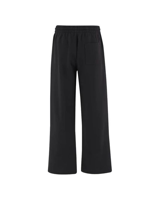 Casablanca Black Logo-Patch Track Pants for men