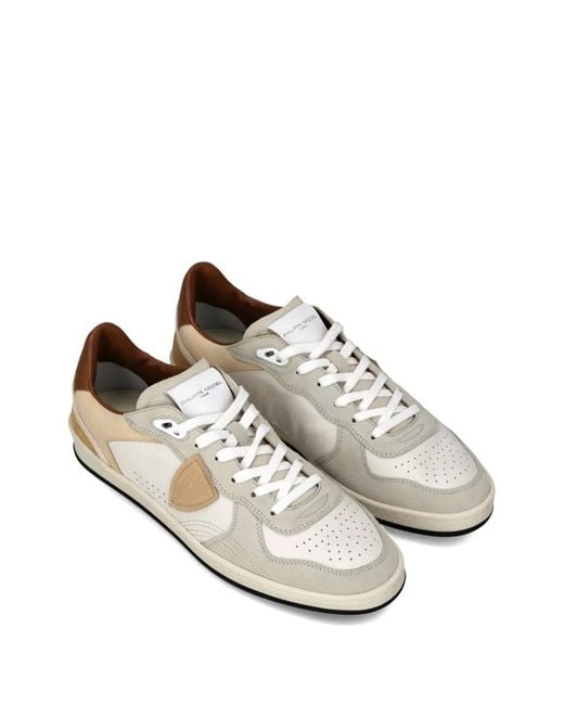 Philippe Model White Panel Pgal Low Trainers for men