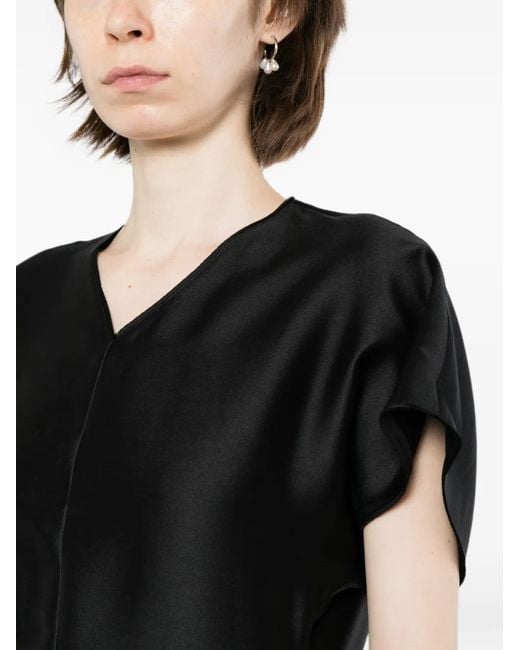 JNBY Black Dolman-Sleeves Dress