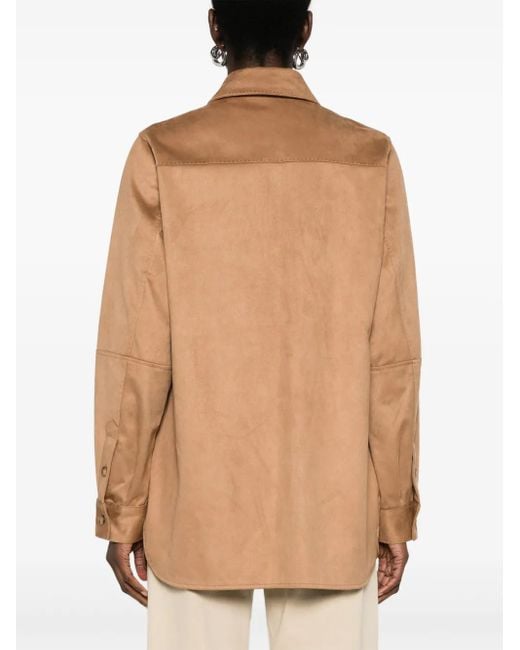 Urbancode Natural Faux-Leather Shirt