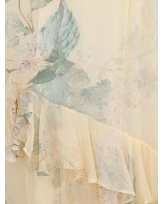 Zimmermann Natural Asymmetric Midi Skirt
