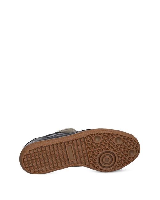 Flamingos Black Burela Slim Player Logo Sneakers