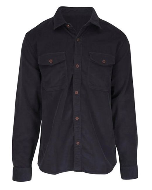 Faherty Brand Blue Veste À Design De Chemise for men