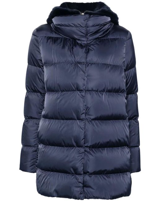 Herno Jas Met Gelaagd Detail in het Blue