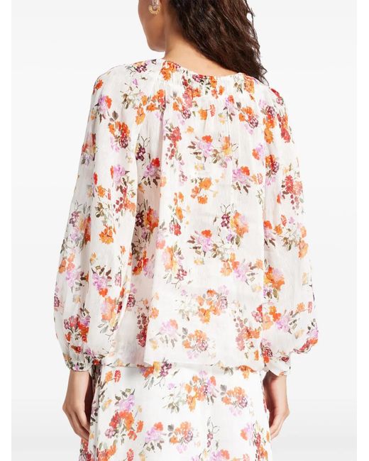 Aje. White Cyma Blouse