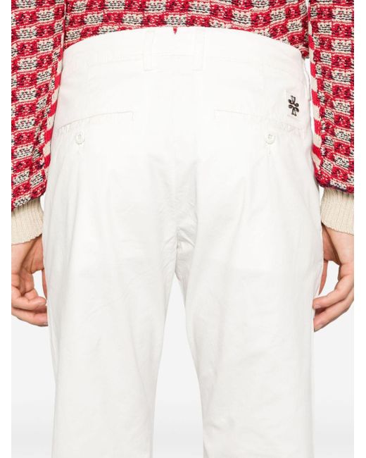 Jacob Cohen White Bobby Slim-leg Chino Trousers for men