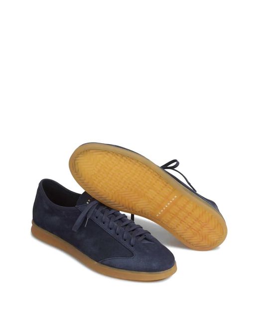 Henderson Blue Suede Sneakers for men