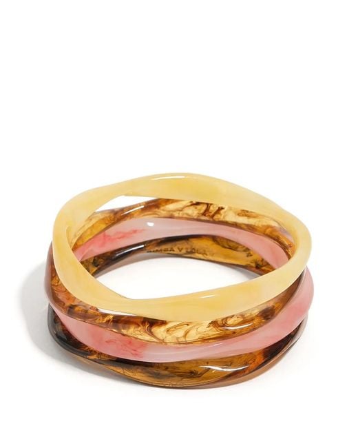 Bimba Y Lola Metallic Irregular Bracelets (Set Of Four)