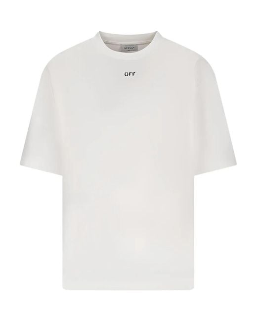 Off-White c/o Virgil Abloh White Printed T-Shirt for men