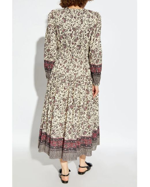 Ulla Johnson Natural Mona Midi Dress
