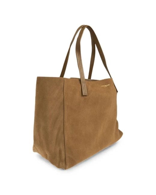 Kurt Geiger Brown Large Suede Tote Bag