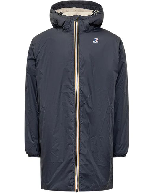 K-Way Blue Le Vrai 3.0 Eiffel Coat for men